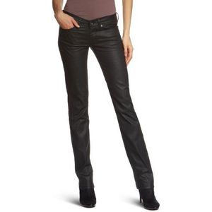 MUSTANG Jeans Dames Jeans 3584-6504 Straight Fit (rechte pijp) Lage tailleband, zwart (Black 440), 32W x 30L