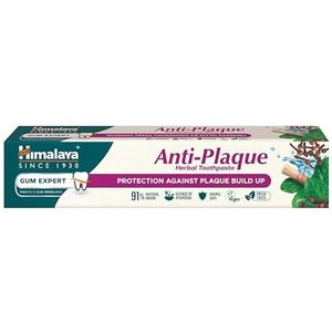 Himalaya Anti-Plaque tandpasta met kruidnagel, kaneel en baanbrekende formule op basis van PLANTAARDIGE ENZYMTECHNOLOGIE, 75 ml