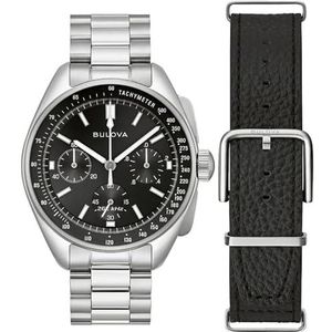 Bulova Heren chronograaf quartz horloge met roestvrij stalen band 96K111, Zilver, Armband