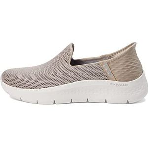 Skechers Handsfree instappers voor dames Go Walk Flex-Relish Sneaker, Taupe Blauw, 4 UK Wide