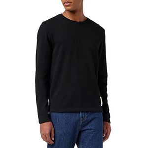 Jack & Jones JORCRUSH Knit Crew Neck BLK trui, zwart, M