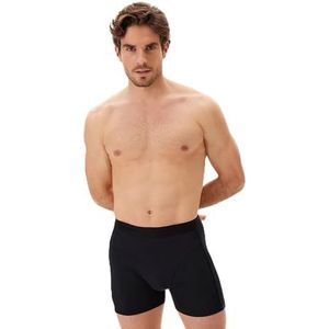 Dagi Black Fashion Gebreide Slim Fit Regular Taille Supreme Short Leg Boxer, Zwart, M, zwart, M