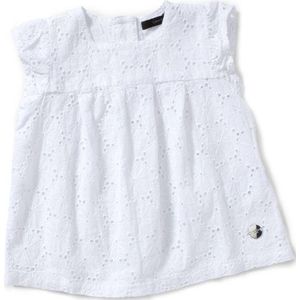 Calvin Klein Jeans Baby - meisjes blouse CJH404 F4D08, wit (001), 98 cm