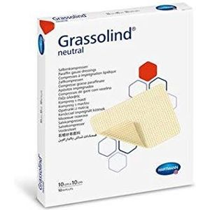 Hartmann Grassolind Zalfkompres 10 X 20 Steriel, 30 Stuk