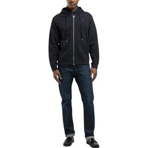 Replay Regular fit sweatjack hoodie met capuchon voor heren, 970 Dark Navy, L
