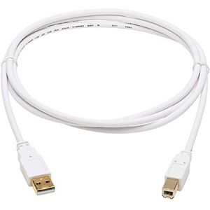 Tripp Lite Safe-IT USB-A naar USB-B Antibacteriële kabel USB 2.0 Wit (M/M), 1,83 m (U022AB-006-WH)