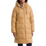 Marc O'Polo - Gewatteerde Jas - Camel - Met Capuchon en Ritssluiting