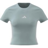ADIDAS - Essentials - Functioneel Shirt - Mintgroen/Wit - Kwartmouw