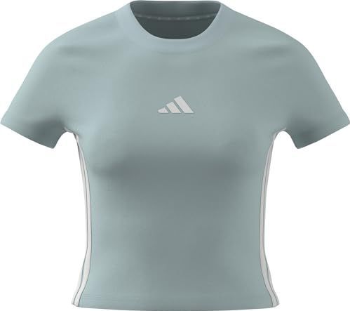 ADIDAS - Essentials - Functioneel Shirt - Mintgroen/Wit - Kwartmouw