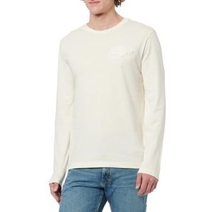 GANT - Shirt - Natuurwit - Lange Mouw - Normale Pasvorm