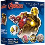 Avengers Puzzel Hout - Brave Iron Man (160 stukjes)