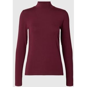 Basic - Hoge Hals Top - Lange Mouwen - Slim Fit