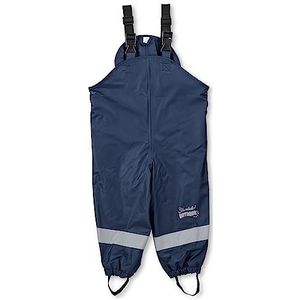 Sterntaler Uniseks regenbroek voor kinderen, gevoerde regenbroek, marineblauw, 86