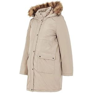 MAMA.LICIOUS Parka Mlmacy A damesjas, Lichtgrijs, M