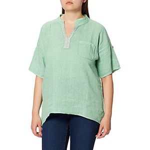 Bonamaison Dames TRLSC101573 Blouse, Jade, M