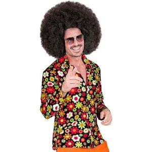 Widmann - Jaren 60 overhemd voor heren, hippie, reggae, Flower Power, Disco Fever, Schlagermove