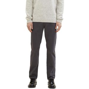 TOM TAILOR Heren Regular Fit Basic Chino Broek, 10899 - Tarmac Grey, 29W x 34L