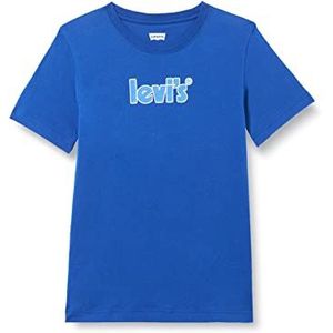 Levi's Kids Lvb T-shirt met korte mouwen voor jongens, Surf op het web Blauw, 6 Jaren