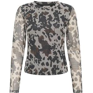 Onlnova L/S Mesh Top, Chocolate Lab, XS