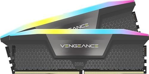 Corsair - Vengeance RGB - DDR5 RAM - Grijs - 2x 48 GB - 6000 MHz - DIMM 288 pin