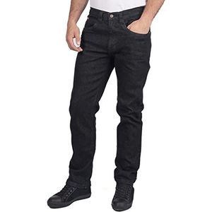 Lee Cooper Heren Stretch Denim Werk Jean, Zwart, 32W / 31L