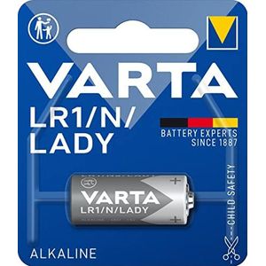 Varta batterijen Electronics LR1/N/Lady verpakt per stuk alkalinecel verpakt per stuk in originele blisterverpakking van 1 exemplaar, pak van 1