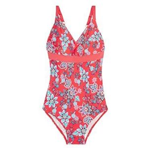 Bestform Piana damesbadpak, koraalrood, 95 D