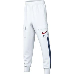 Nike Jongens Full Length Pant B NSW N Air FLC Cargo Pant Bb, White/Court Blue, FV2342-100, XS