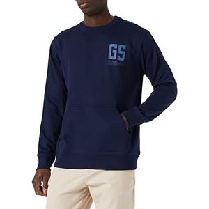 G-STAR RAW Heren Stitch Pocket r Zw Sweatshirt, Blauw (Warm Sartho A613-c423), XS