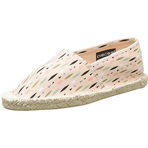 PIECES Haisha Espadrillos Tribal Espadrilles voor dames, Veelkleurige parel, 41 EU