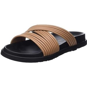 L37 HANDMADE SHOES Jamaica Slide damessandaal, nude, 37 EU, Nude, 37 EU