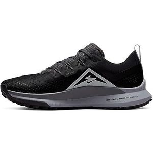 Nike React Pegasus Trail 4 Sneakers voor heren, Black Aura Dark Grey Wolf Grey, 40.5 EU