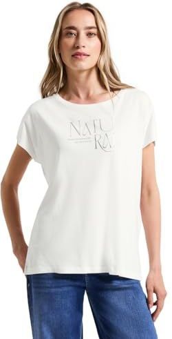 Street One - Casual Shirt - Blauw - Katoen-Modaalmix