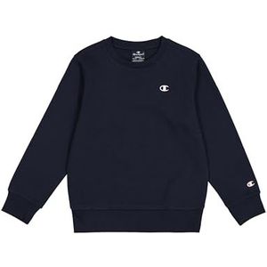 Champion Legacy Basics B-Ultralight Powerblend Fleece Crewneck Sweatshirt voor kinderen en jongens, Navy Blauw, 9-10 jaar
