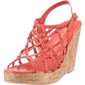 Pilar Abril Yasuko 09095, damessandalen, rood koraal 35, 36 EU