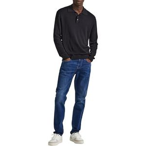 Pepe Jeans Slim Jeans voor heren, Blauw (Denim-ct4), 34W / 32L