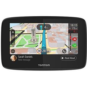TomTom L133659 navigatie GO 520, 5 inch met handsfree bellen, Siri, Google Now, updates via Wi-Fi, TomTom Traffic via smartphone en wereldkaarten, smartphoneberichten, capacitief scherm