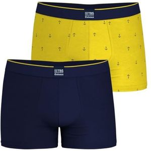 Eminence ondergoed heren, Marineblauw/geel anker, M