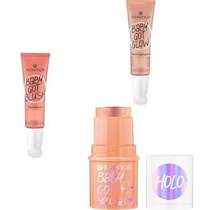 essence BABY GOT liquid blush & highlighting Set, natürlich, vegan - Set