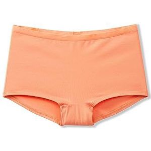 Calida Dames natuurlijke comfort panty regular cut pyjama broekje (Pack van 3), Licht Mandarijn, 42655