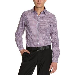 ESPRIT Collection Heren overhemd/Business, geruit V33982