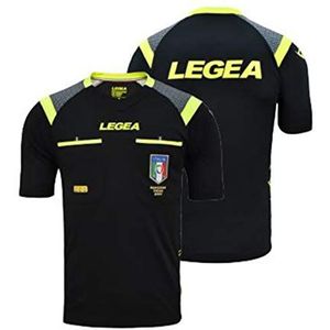 Legea Gara, officieel shirt FIGC Aia MC seizoen 2019/2020, zwart, L heren