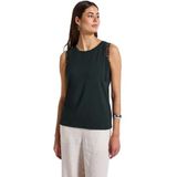 Street One - Mouwloze Top - Wit - Viscosemix