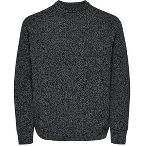 Only & Sons - Gebreide Trui - Ruimvallend - Ronde Halslijn