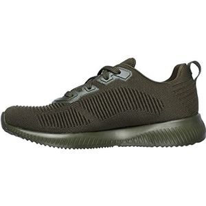 Skechers Sneakers BOBS SQUAD - TOUGH TALK damessneakers, Olive Engineered Brei Old, 38 EU