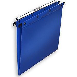 L Oblique hangmappen in folio-formaat blauw