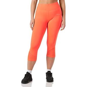 Champion Athletic C-Tech Quick Dry Capri leggings voor dames met hoge taille, Roze Fragola, S
