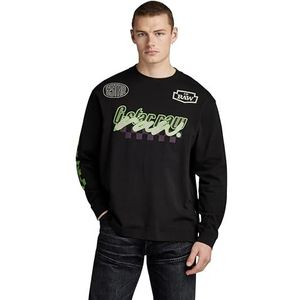 T-shirt - Moto Boxy - Lange Mouwen - Geribbelde Hals - Organisch Katoen