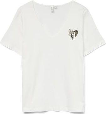 VERO MODA - T-shirt - Wit - Katoen