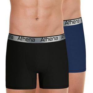 Athéna Adjust ondergoed heren, Zwart/Blauw, XL